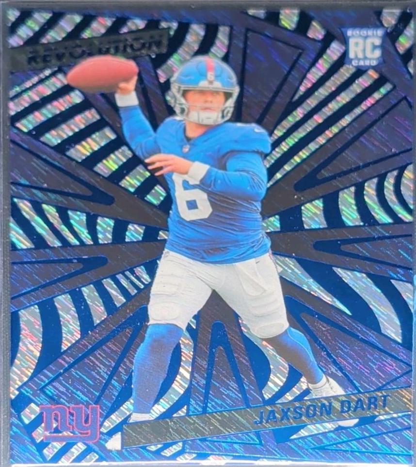Jaxson Dart [Blue Storm] #219 Prices | 2025 Panini Revolution