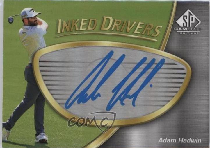 Adam Hadwin #ID-AH 2024 Sp Game Used Inked Drivers Golf