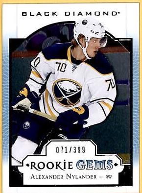 Alexander Nylander #RG-AN Hockey Cards 2017 Upper Deck Black Diamond Rookie Gems