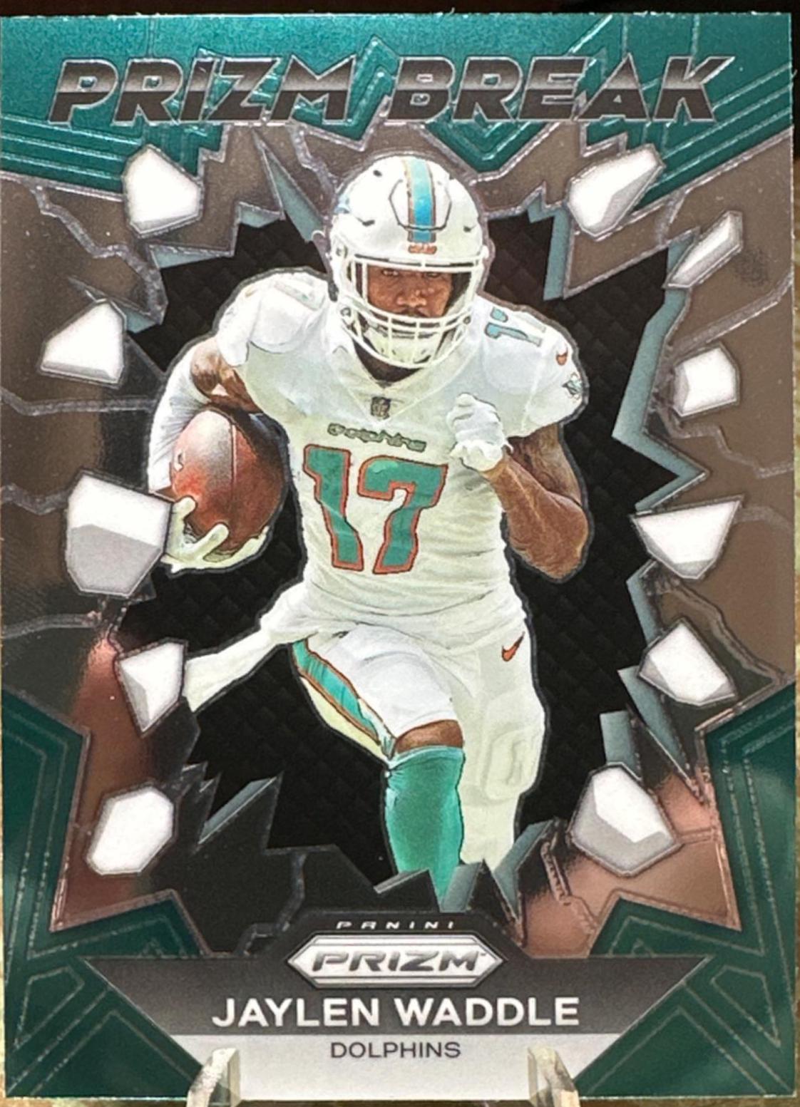 Jaylen Waddle #PB-7 Football Cards 2023 Panini Prizm Break