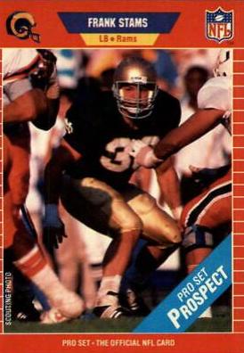 Frank Stams #528 Football Cards 1989 Pro Set