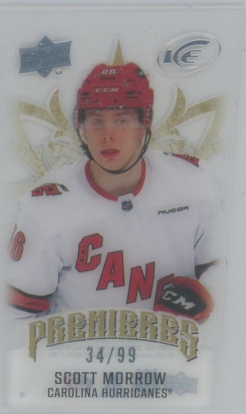 Scott Morrow #MP-SM 2024-25 Upper Deck Ice Hockey Ice Premieres Minis