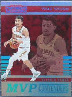 Trae Young #20 Basketball Cards 2019 Panini Contenders MVP Contenders