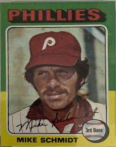 Mike Schmidt #70 Baseball Cards 1975 Topps Mini