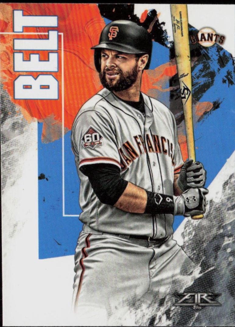 Brandon Belt #165 2019 Topps Fire Baseball