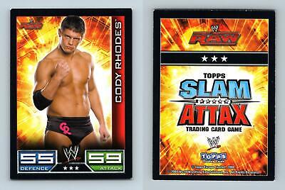 Cody Rhodes Wrestling Cards 2008 Topps WWE Slam Attax