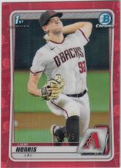 Liam Norris [Red Refractor] #BD-147 Baseball Cards 2020 Bowman Draft Chrome Prices