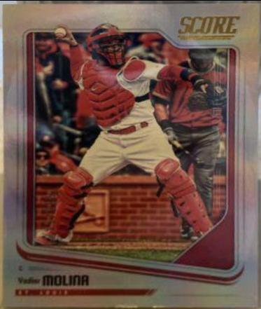 Yadier Molina #7 Baseball Cards 2018 Panini Chronicles Score