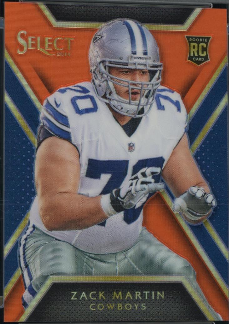 Zack Martin [Orange Prizm] #109