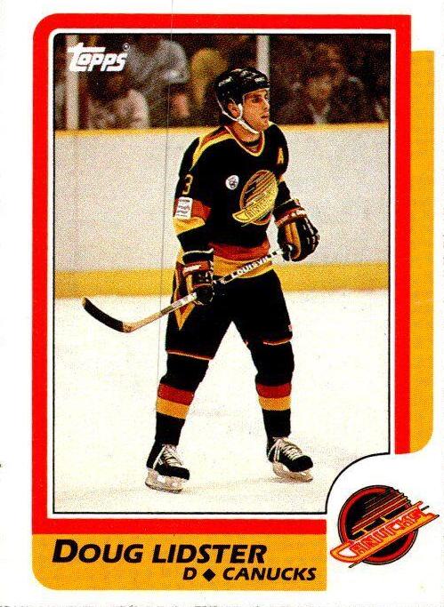 Doug Lidster #32 Hockey Cards 1986 Topps