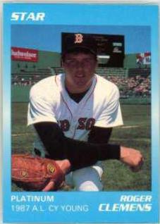 Roger Clemens #52 Baseball Cards 1990 Star Platinum Edition