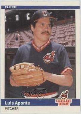 Luis Aponte #U-2 Baseball Cards 1984 Fleer Update