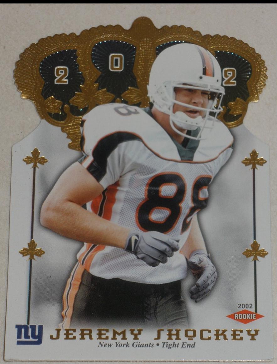 Jeremy Shockey #193 2002 Pacific Crown Royale Football