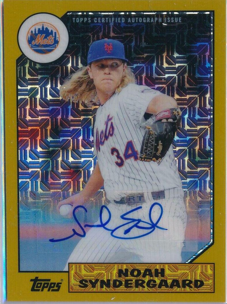 Noah Syndergaard #1987A-NS 2017 Topps 1987 Autographs Baseball