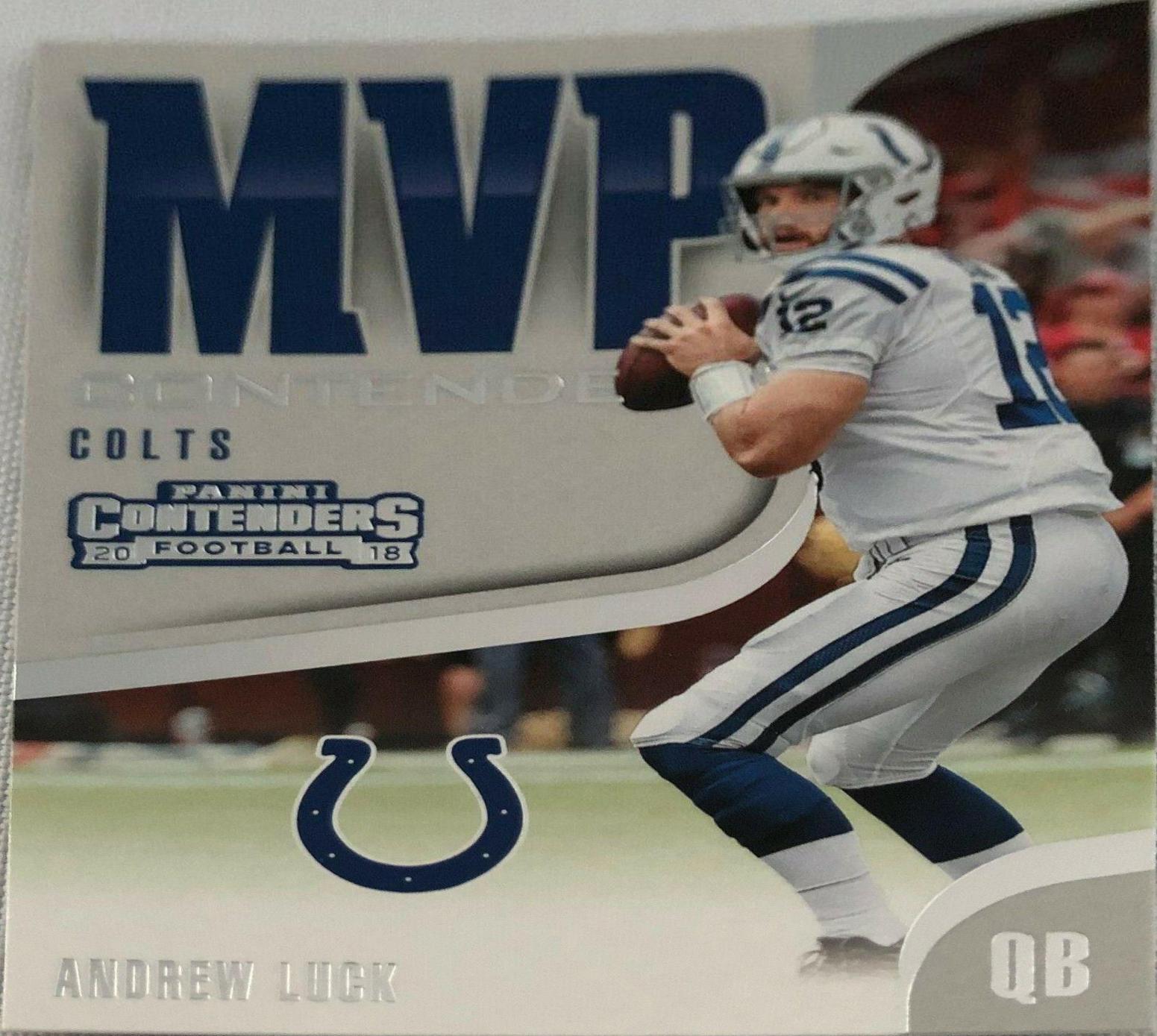 Andrew Luck Football Cards 2018 Panini Contenders MVP
