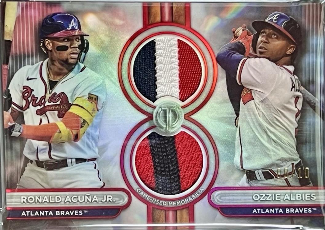 Ronald Acuna Jr. / Ozzie Albies [Red Dual Player] #DR2-AA