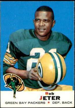 Bob Jeter #7 Football Cards 1969 Topps