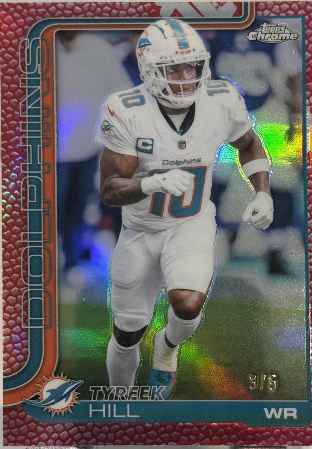 Tyreek Hill [Leather Red] #185