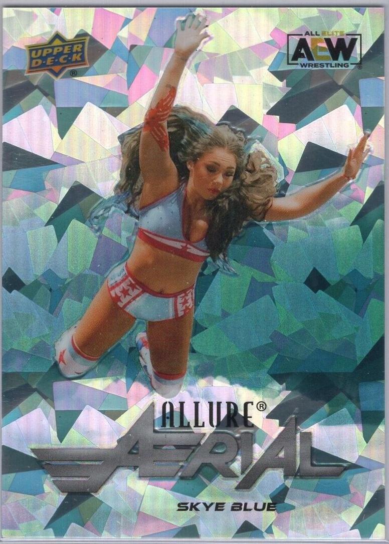 Skye Blue #AQ-16 Wrestling Cards 2024 Upper Deck Allure AEW Quartz