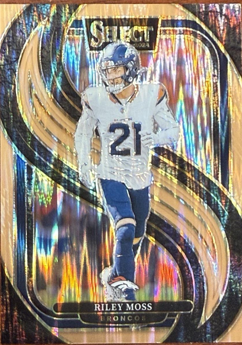 Riley Moss [Copper Prizm Shock] #190 Prices | 2024 Panini Select ...