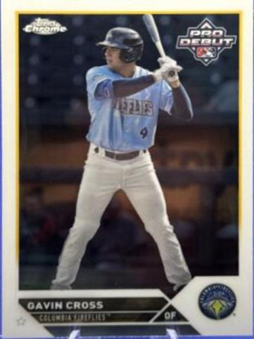 Gavin Cross #PDC-60 2023 Topps Pro Debut Chrome Baseball