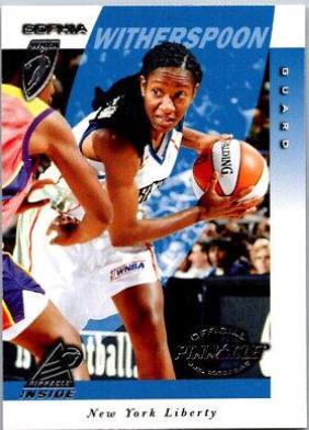 Sophia Witherspoon #16 Basketball Cards 1997 Pinnacle Inside WNBA