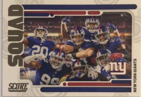 New York Giants #S12 Football Cards 2022 Panini Score Squad