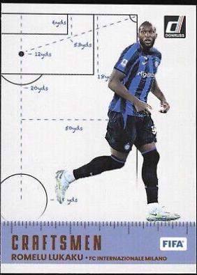 Romelu Lukaku #9 Soccer Cards 2022 Panini Donruss Craftsmen