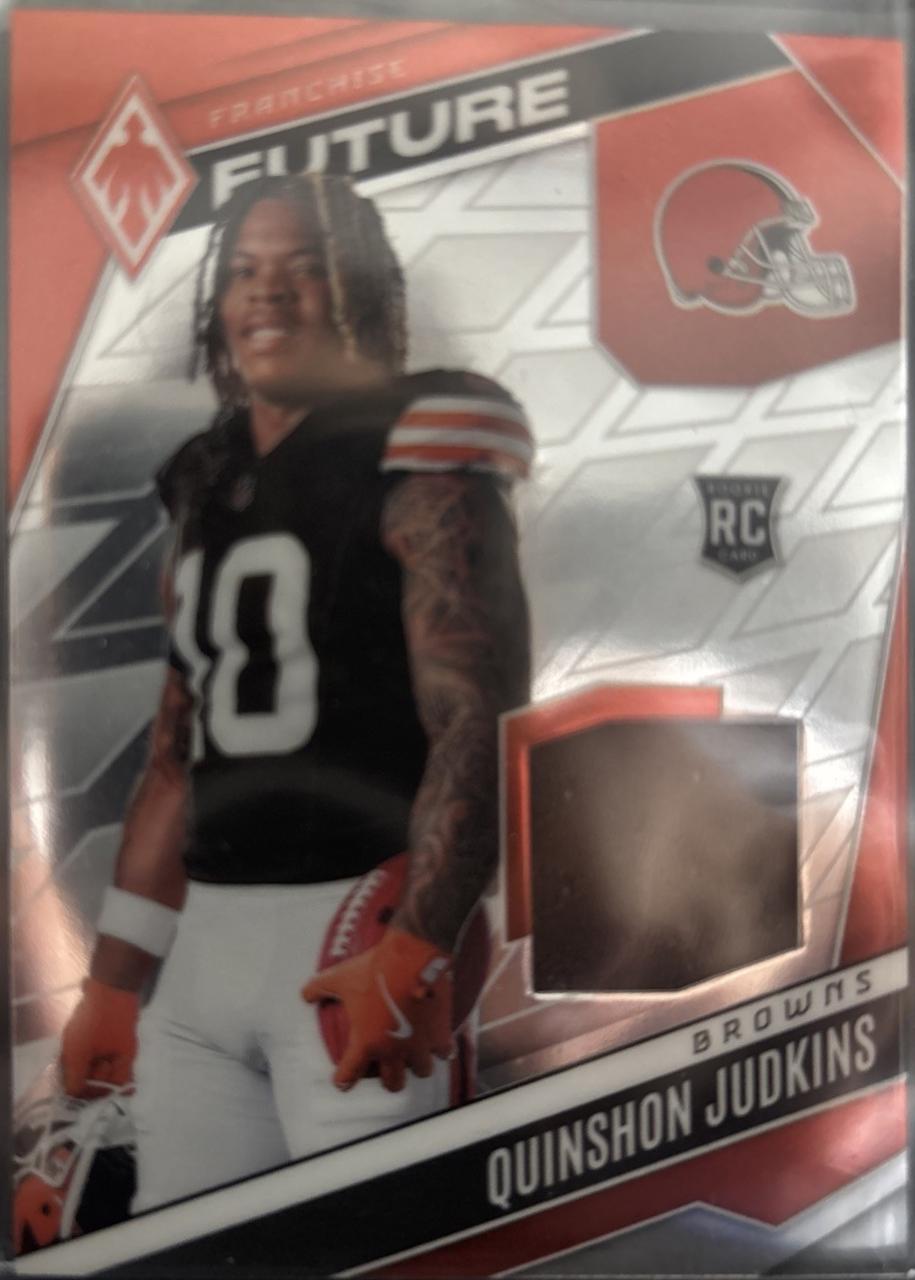 Quinshon Judkins #FFM-QJS 2025 Panini Phoenix Franchise Future Material Football