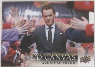 Jonathan Toews #C137 Hockey Cards 2018 Upper Deck Canvas