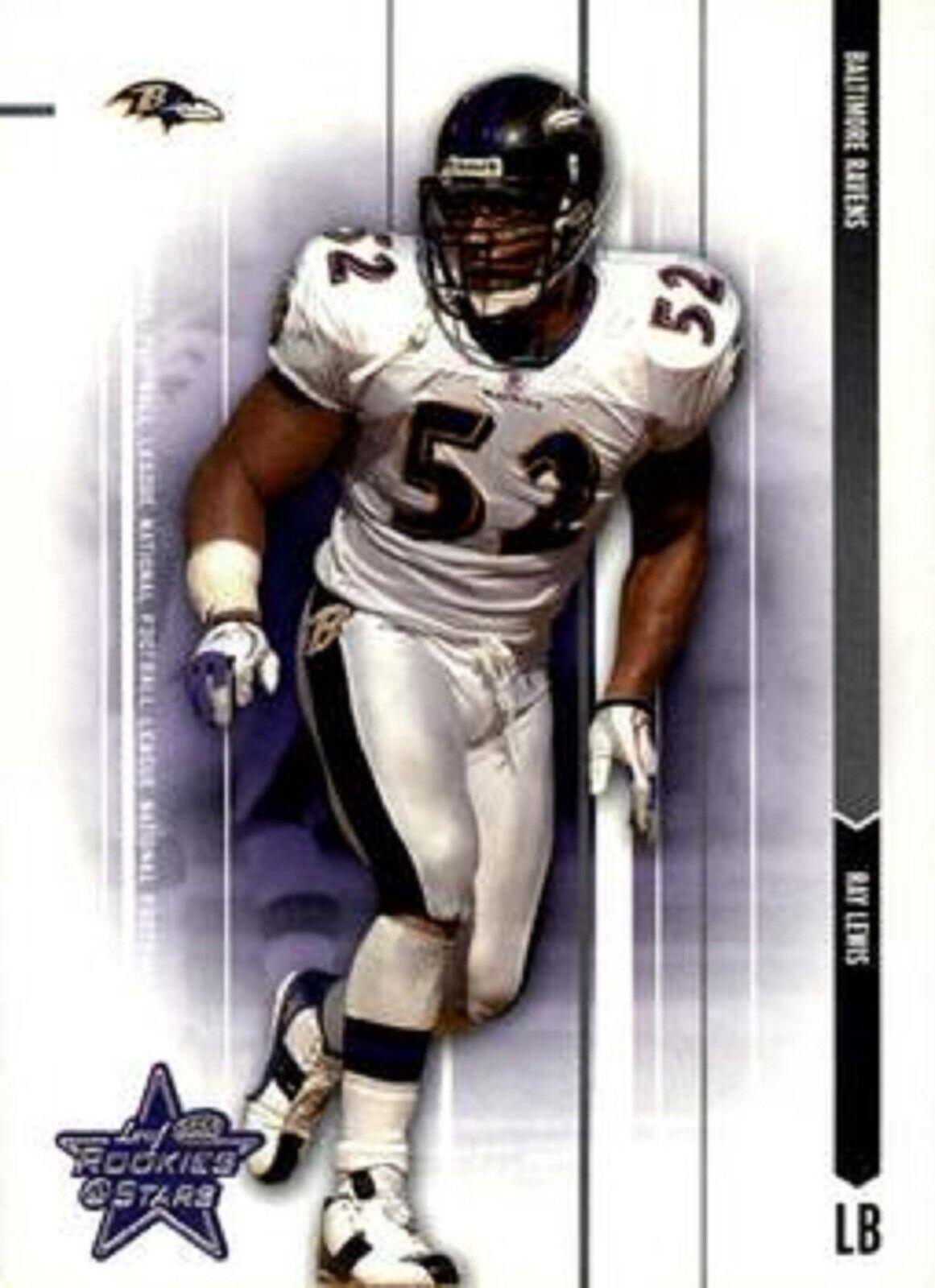 Ray Lewis #7 Football Cards 2003 Leaf Rookies & Stars