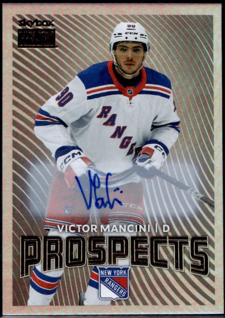 Victor Mancini #PP-37 2024 Skybox Metal Universe Premium Prospects Autograph Hockey
