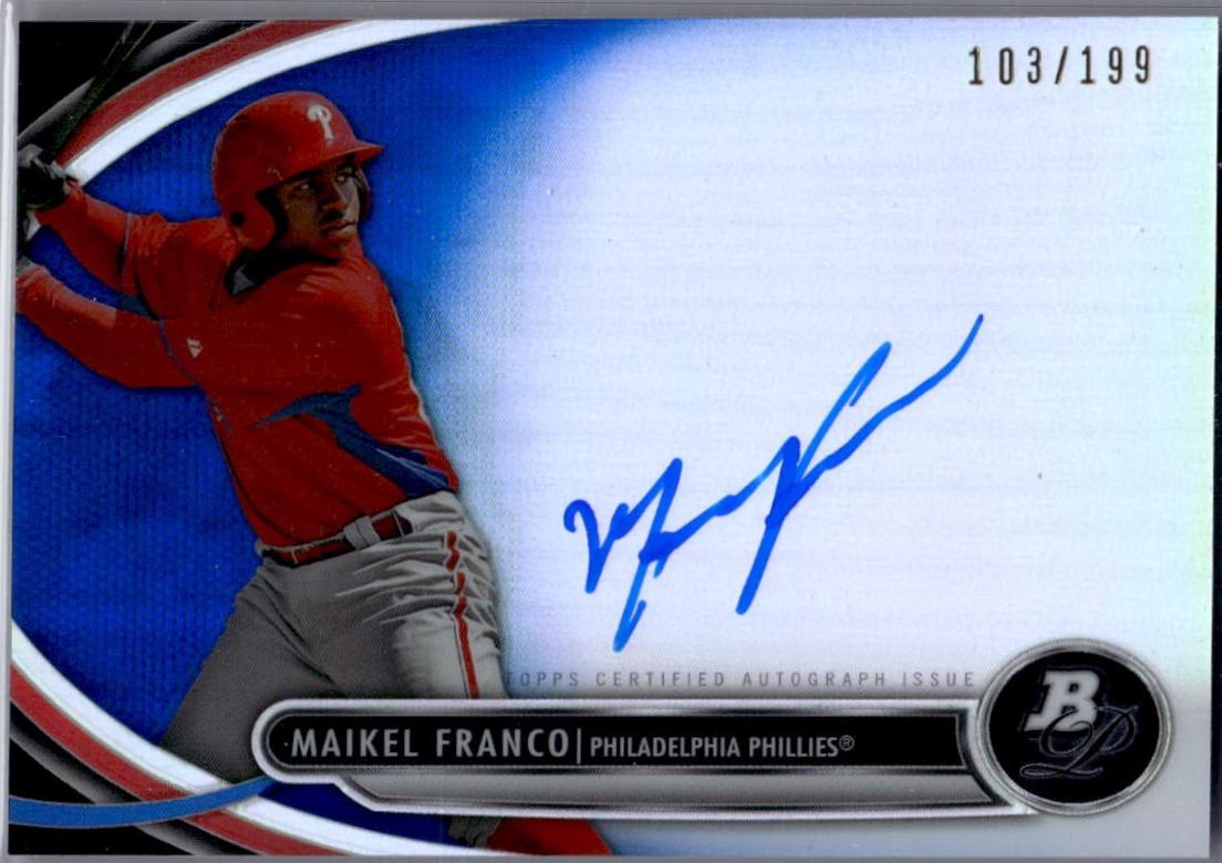 Maikel Franco [Blue Refractor] #MF