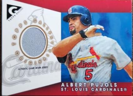 Albert Pujols #GO-AP Baseball Cards 2005 Topps Gallery