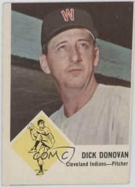 Dick Donovan #11 Baseball Cards 1963 Fleer