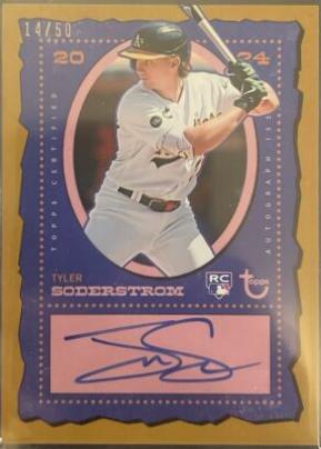 Tyler Soderstrom [Gold] #AC-TS Prices | 2024 Topps Brooklyn 