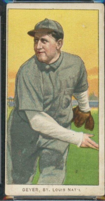 Rube Geyer #NNO Baseball Cards 1909 T206 American Beauty 460