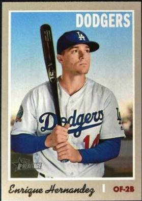 Enrique Hernandez #157 2019 Topps Heritage Baseball