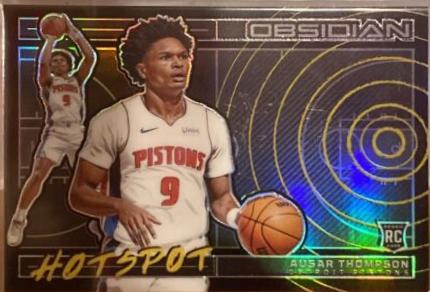 Ausar Thompson #7 Basketball Cards 2023 Panini Obsidian Hotspot