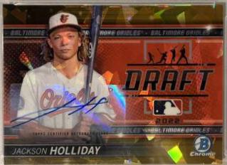 Jackson Holliday [Autograph Gold Atomic] #BDN-9