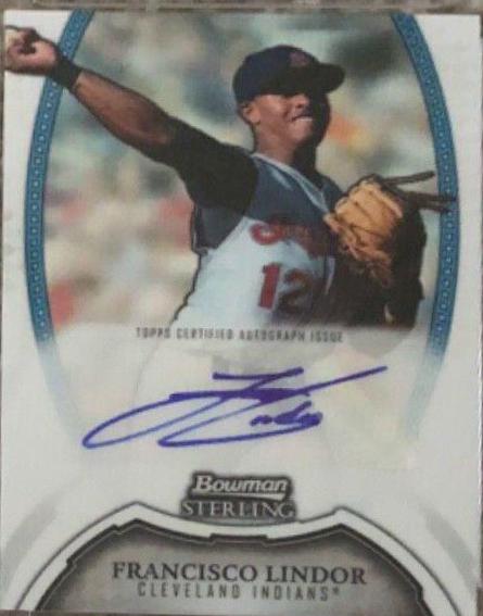 Francisco Lindor #BSPFL Baseball Cards 2011 Bowman Sterling Prospects Autographs