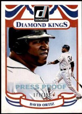 David Ortiz #13 Baseball Cards 2014 Donruss