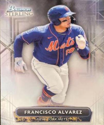 Francisco Alvarez #BSP-95 2022 Bowman Sterling Baseball