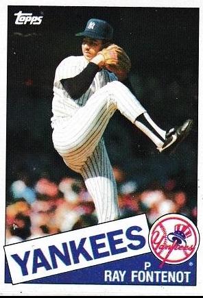 1985 Topps Ray Fontenot #507 card