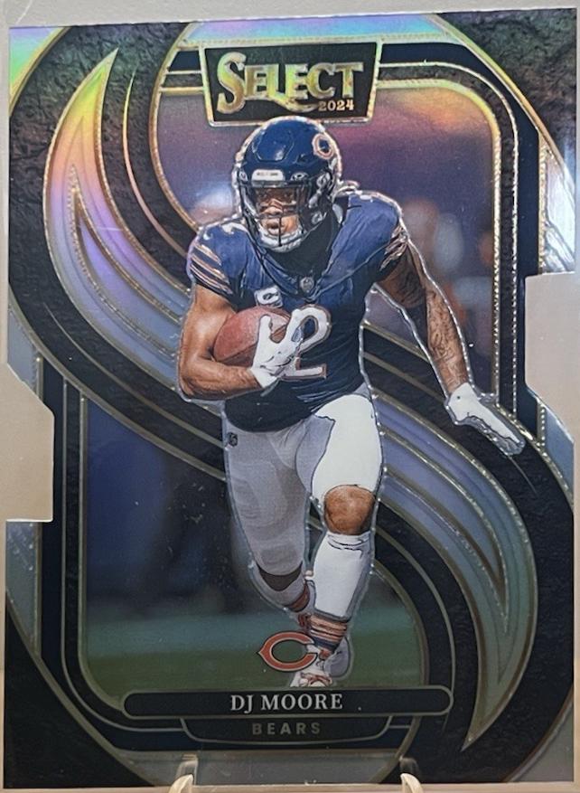 DJ Moore [Silver Prizm Die-Cut] #151 Prices | 2024 Panini Select