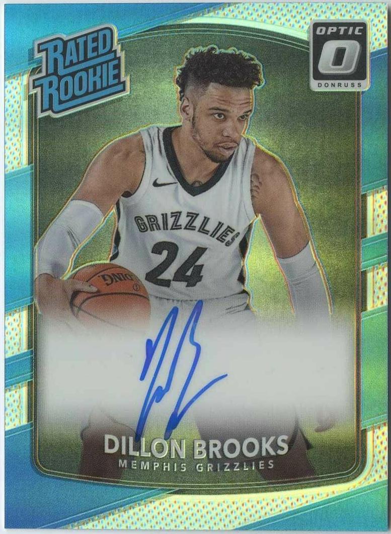 Dillon Brooks #152 2017 Panini Donruss Optic Rated Rookies Signatures Basketball
