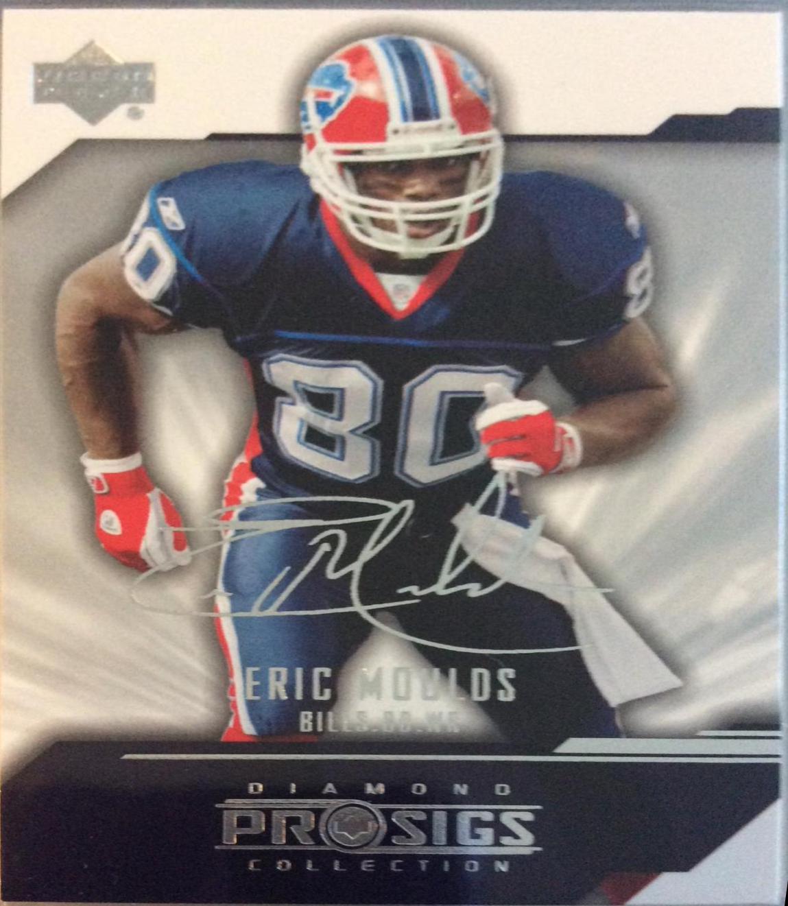Eric Moulds #11 Football Cards 2004 Upper Deck Diamond Pro Sigs