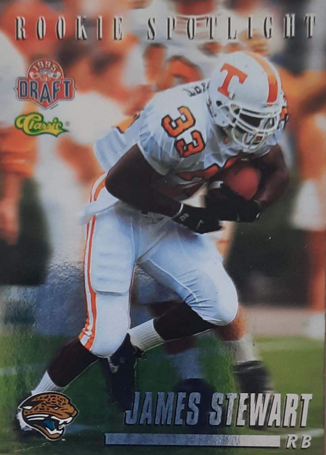 James Stewart #RS26 1995 Classic NFL Rookies Spotlight