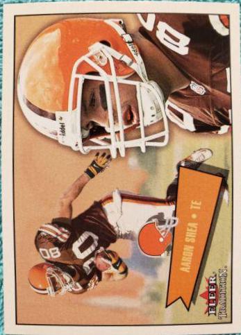 Aaron Shea #18 Football Cards 2001 Fleer