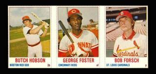 Bob Forsch, Butch Hobson, George Foster